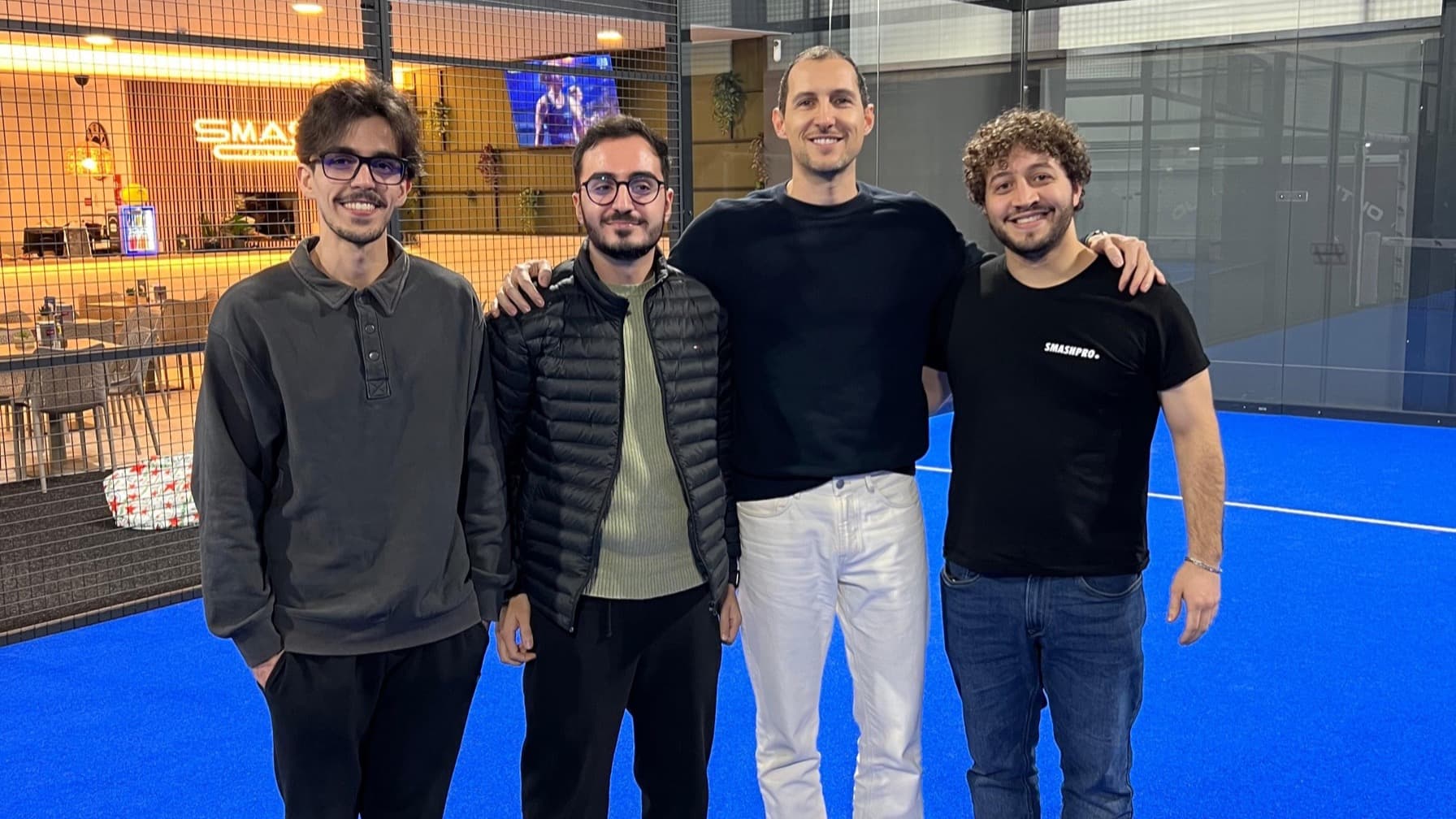 The Smashpro team at Kampus Padel club
